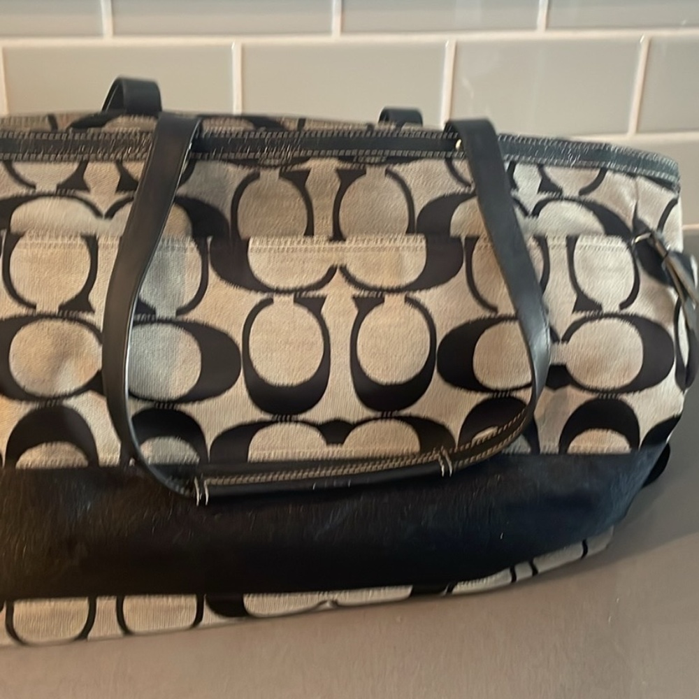Coach purse/ diaper bag